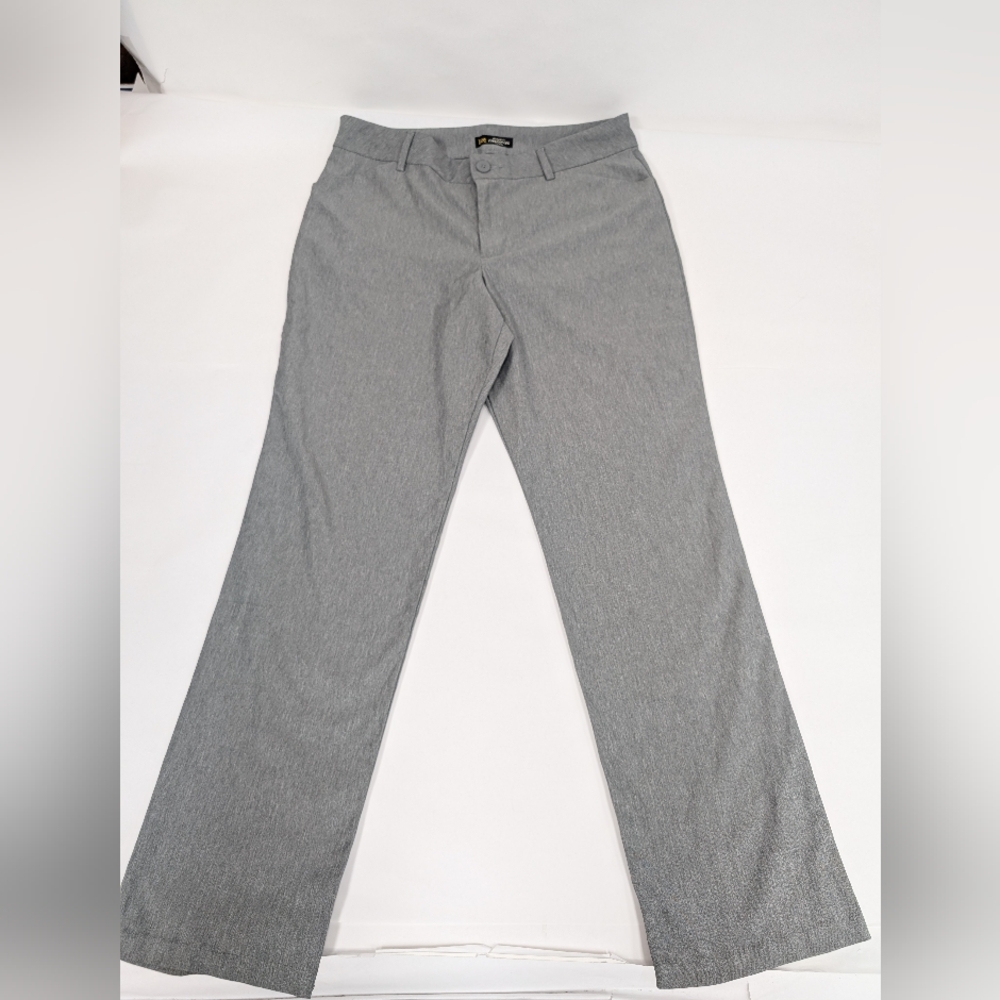 Lee Relaxed Fit Mid Rise Straight leg Gray Trousers 12 Medium Long [84]